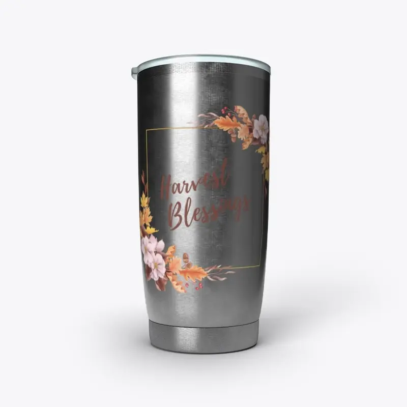 20oz S.S.-Harvest Blessings-DBL- Tumbler