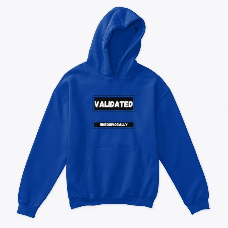 Validated-Kids Hoodie-WLBB-More Colors