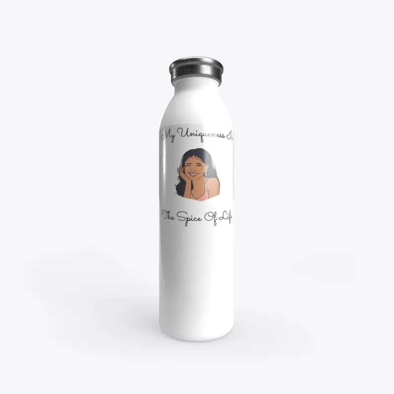 20oz -My Uniqueness-BL -Water Bottle