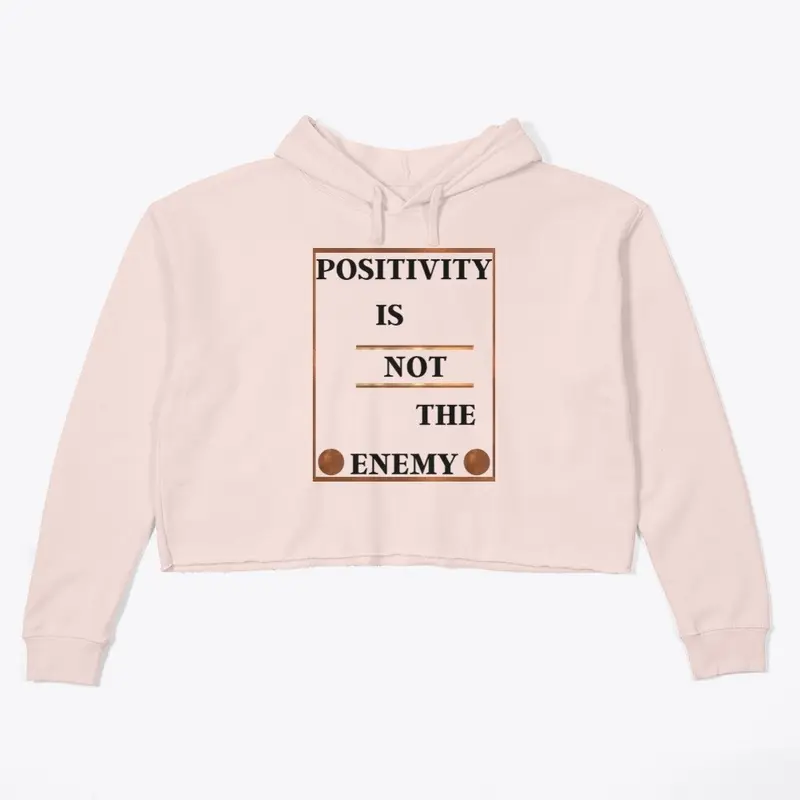 Positivity-Crop Hoodie-BLCG-More Colors