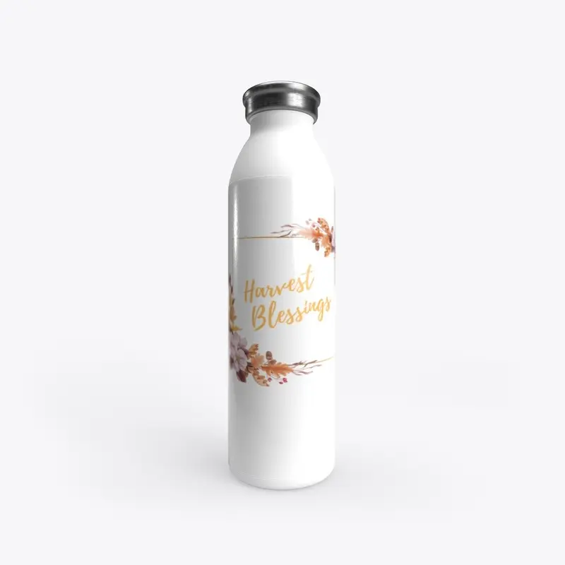 20oz -Harvest Blessing -PL -Water Bottle