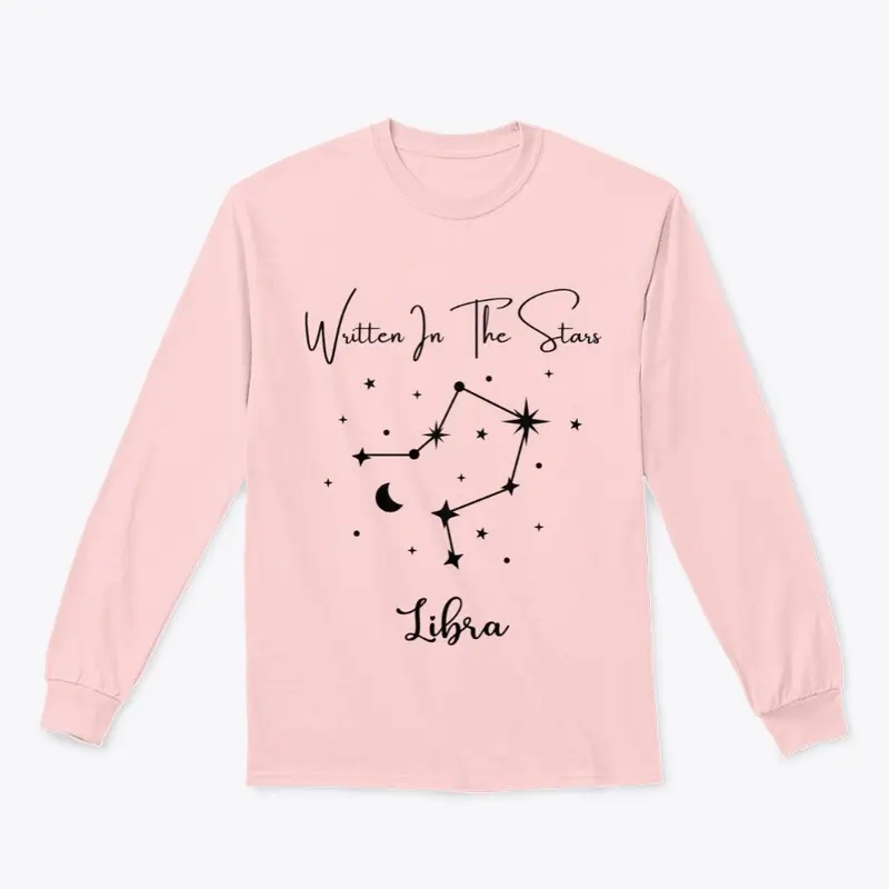 Libra In Stars-L Sleeve-BL-More Colors