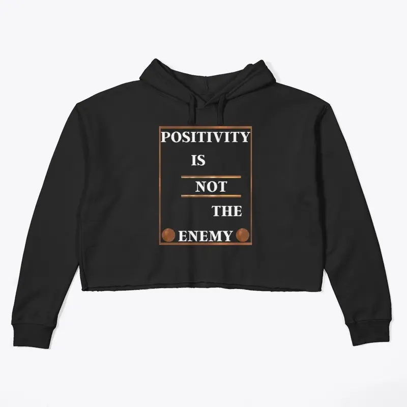 Positivity-Crop Hoodie-WLCG-More Colors