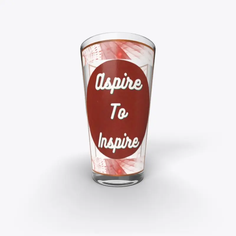 16oz -Aspire To Inspire -RC - Pint Glass