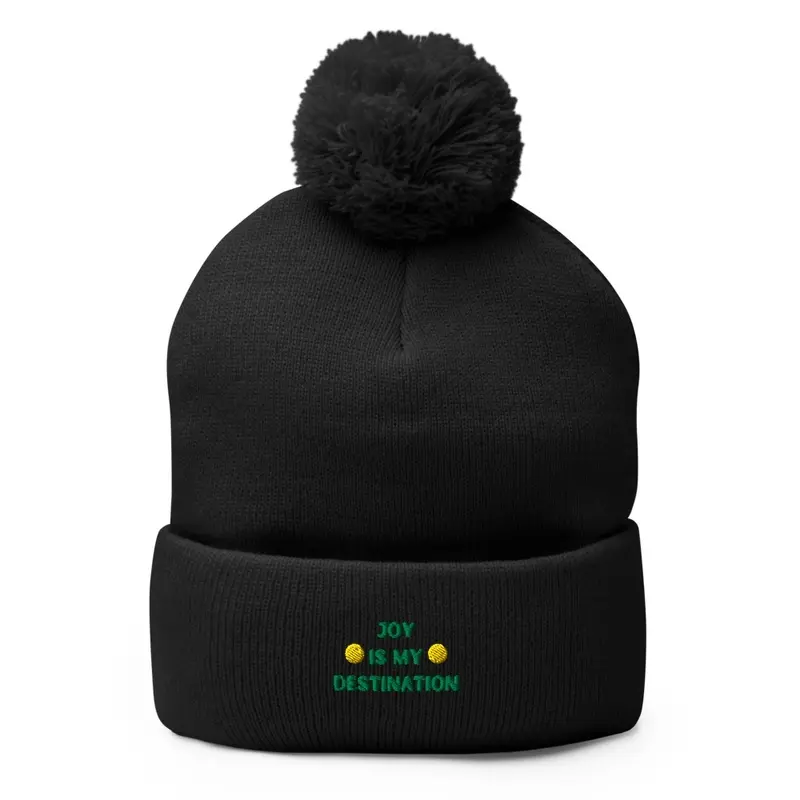 JOY IS MY DESTIN-POM POM KNIT CAP-DGL