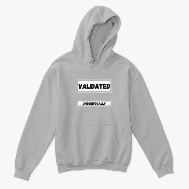 Validated-Kids Hoodie-BLWB-More Colors